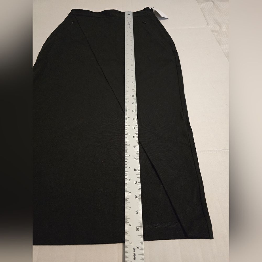 Equipment Dion Midi Pencil Skirt In True Black Size 2 - Picture 8 of 12